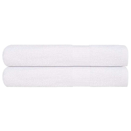 Vidaxx serviettes 2 pcs 100x200 cm 360 g m² 100% coton blanc