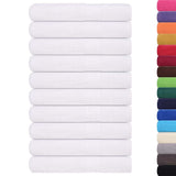 Vidaxx serviettes 25 pcs 100x200 cm 360 g m² 100% coton blanc