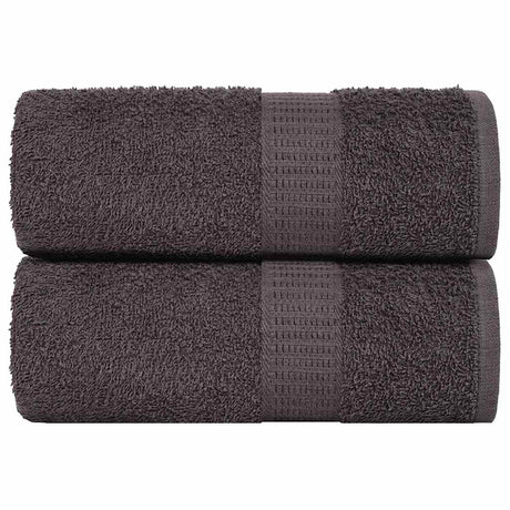 Vidaxx gants de toilette 2 pcs 15x21 cm 360 g m² 100% coton anthracite