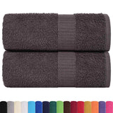 Vidaxx gants de toilette 2 pcs 15x21 cm 360 g m² 100% coton anthracite