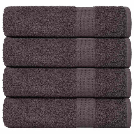 Serviettes Vidaxx 4 pcs 50x100 cm 360 g m² 100% coton anthracite