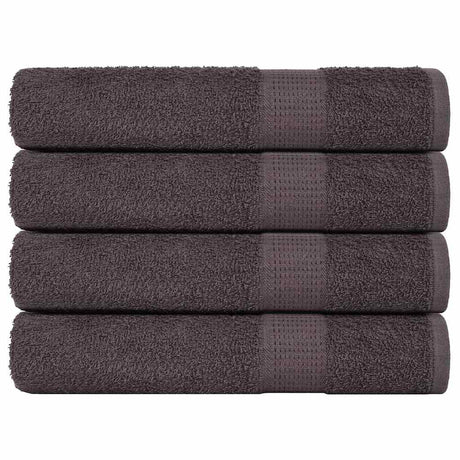 Vidaxx serviettes de sauna grenouille 4 pcs 80x200 cm 360 g m² anthracite