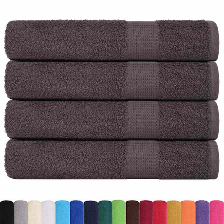Vidaxx serviettes de sauna grenouille 4 pcs 80x200 cm 360 g m² anthracite