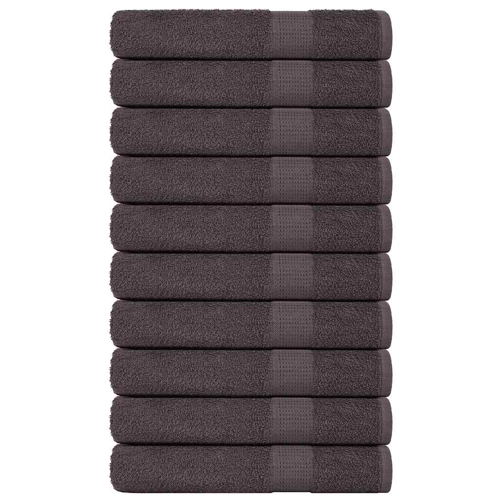 Vidaxl sauna towels 10 st 80x200 cm 360 g m² 100% cotton anthracite