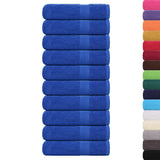 Vidaxx serviettes de douche 10 pcs 70x140 cm 360 g m² 100% coton bleu
