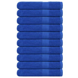 Vidaxx serviettes de sauna 10 pcs 80x200 cm 360 g m² 100% coton bleu