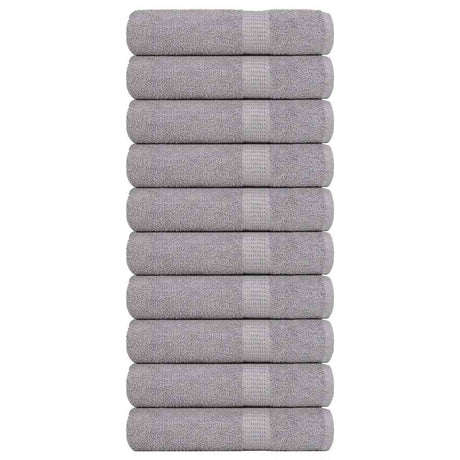 Vidaxx serviettes 10 pcs 50x100 cm 360 g m² 100% coton gris