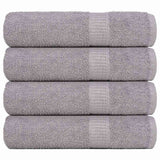Vidaxx serviettes de bain 4 pcs 100x150 cm 360 g m² 100% coton gris