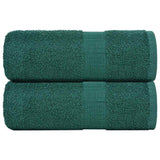 Vidaxx débarbouillettes 2 pièces grenouille vert 30x30 cm 100% coton