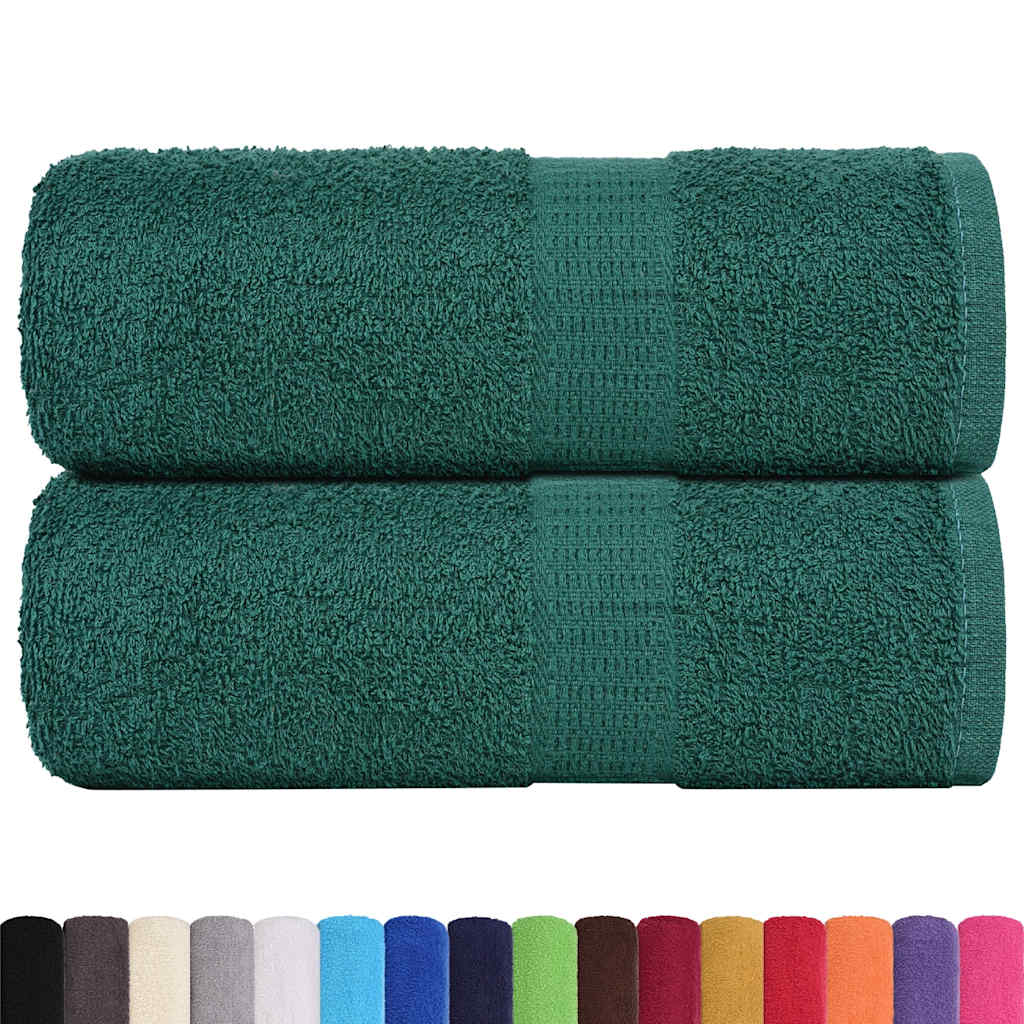 Vidaxx débarbouillettes 2 pièces grenouille vert 30x30 cm 100% coton