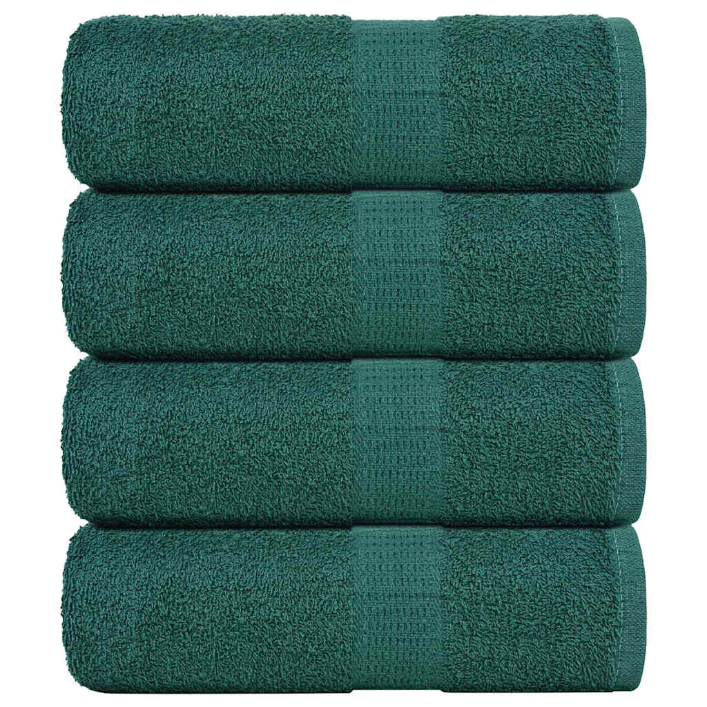 Vidaxx lingettes savonneuses 4 pcs 30x30 cm 360 g m² 100% coton vert