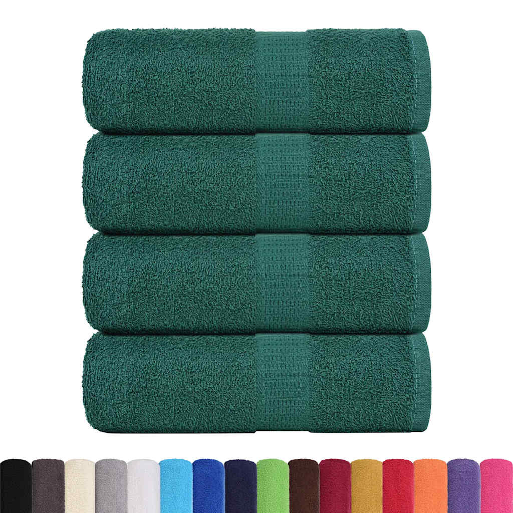 Vidaxx lingettes savonneuses 4 pcs 30x30 cm 360 g m² 100% coton vert