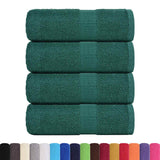 Vidaxx lingettes savonneuses 4 pcs 30x30 cm 360 g m² 100% coton vert