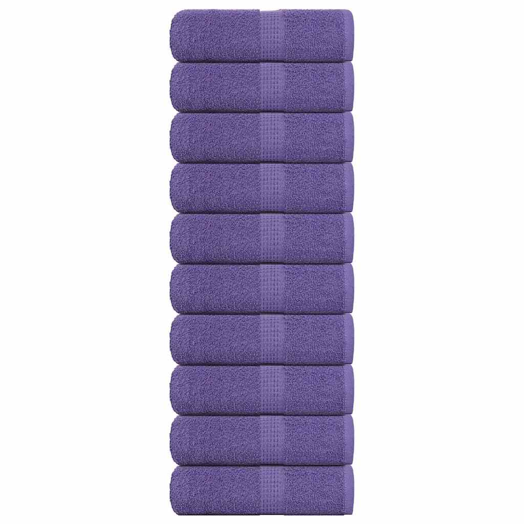 Vidaxx débarbouillettes 10 pièces grenouille violet 30x30 cm 100% coton