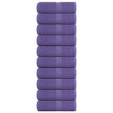 Vidaxx débarbouillettes 10 pièces grenouille violet 30x30 cm 100% coton