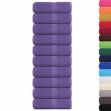 Vidaxx débarbouillettes 10 pièces grenouille violet 30x30 cm 100% coton