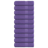 Vidaxl Asciugamani per doccia 10 ST 70x140 cm 360 g m² 100% di cotone viola