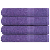 Vidaxl sauna towels 4 st 80x200 cm 360 g m² 100% cotton purple