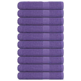 Vidaxl sauna towels 10 st 80x200 cm 360 g m² 100% cotton purple