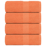 Vidaxx débarbouillettes 4 pièces grenouille orange 30x30 cm 100% coton