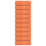 Vidaxl gastendoekjes 10 st 30x50 cm 360 g m² 100% katoen oranje