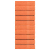 Vidaxx serviettes 10 pcs 50x100 cm 360 g m² 100% coton orange