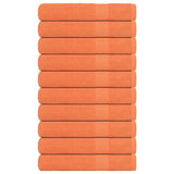 Vidaxx serviettes 10 pcs 100x200 cm 360 g m² 100% coton orange