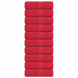 Vidaxx débarbouillettes 10 pièces grenouille rouge 30x30 cm 100% coton