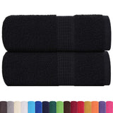 Vidaxx débarbouillettes 2 pièces grenouille noir 30x30 cm 100% coton