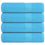 Vidaxl Bath towels 4 ST 100x150 cm 360 g m² 100% cotton turquoise