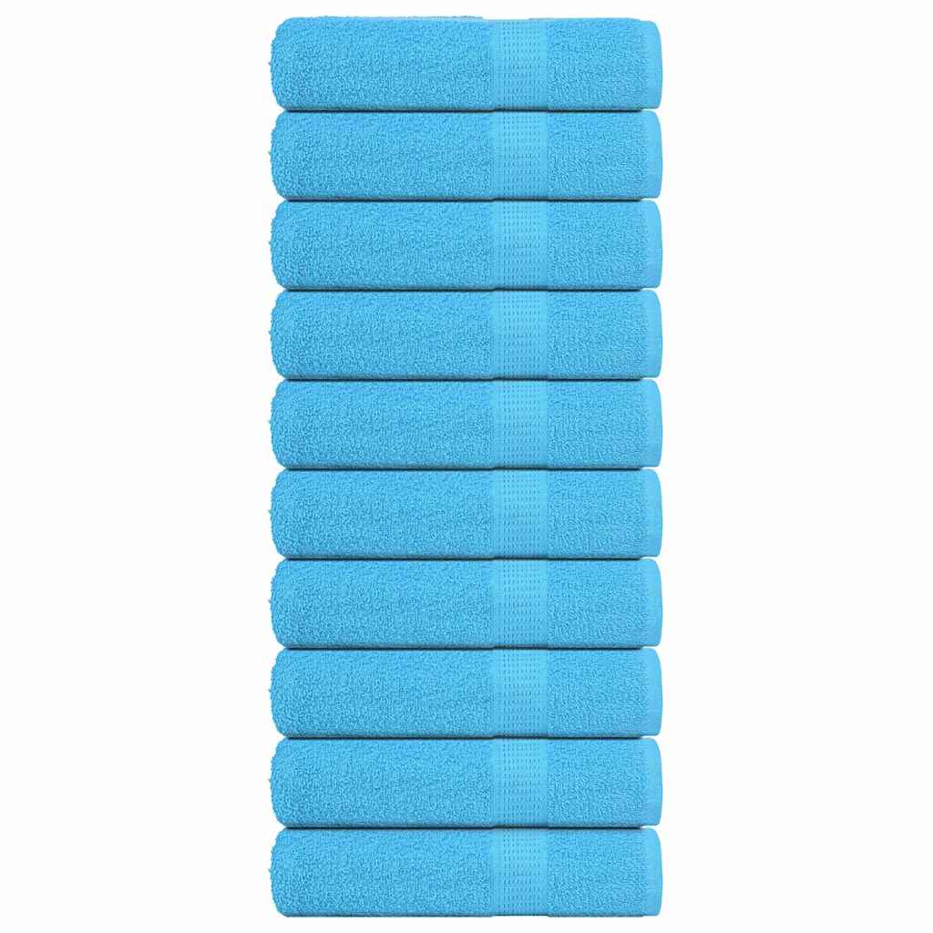 Vidaxl Bath towels 10 pcs 100x150 cm 360 g m² 100% cotton turquoise