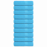 Vidaxl Bath towels 10 pcs 100x150 cm 360 g m² 100% cotton turquoise