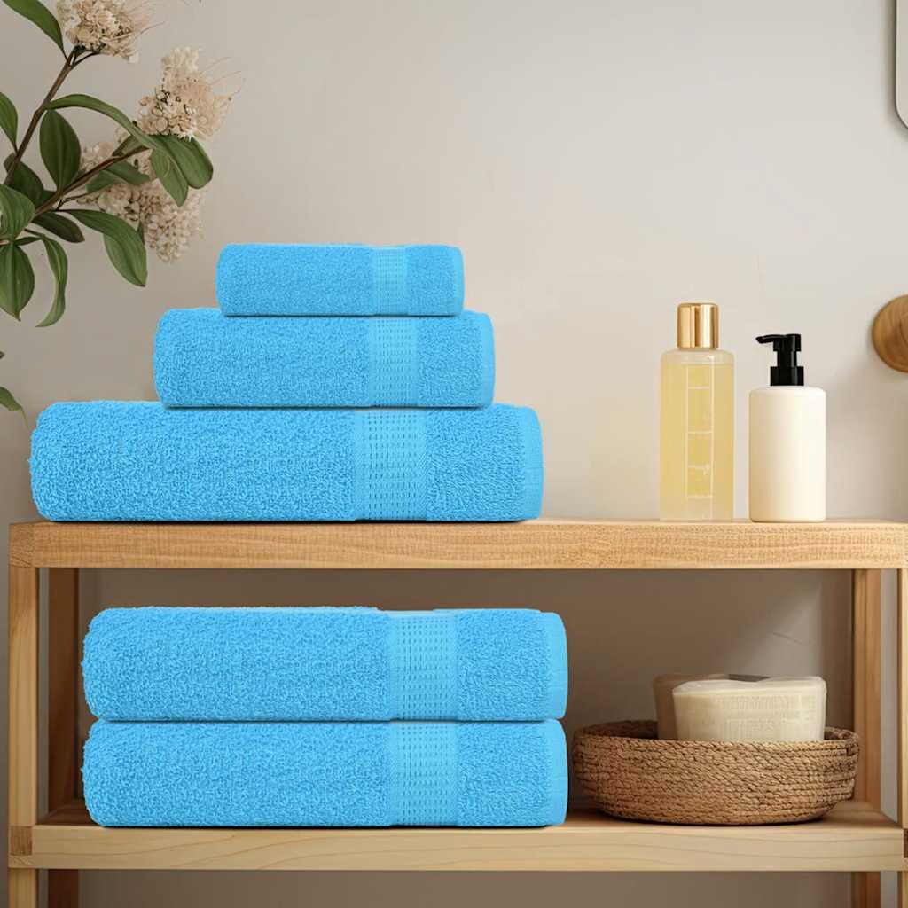 Vidaxl Bath towels 10 pcs 100x150 cm 360 g m² 100% cotton turquoise