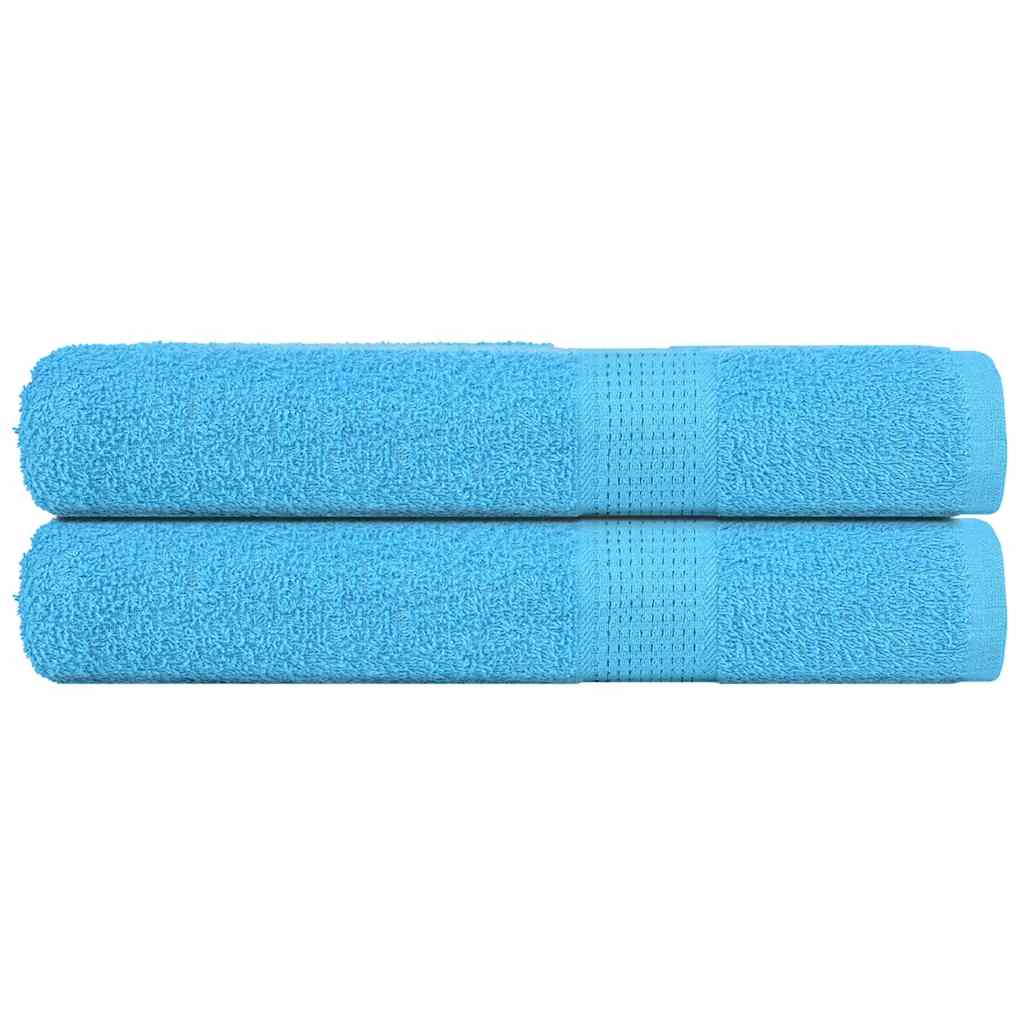 Vidaxl sauna towels 2 st 80x200 cm 360 g m² 100% cotton turquoise