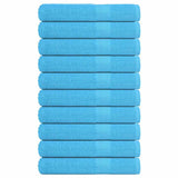 Vidaxx serviettes de sauna 10 pièces 80x200 cm 360 g m² 100% coton turquoise