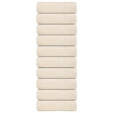 Vidaxx débarbouillettes 10 pièces grenouille crème 30x30 cm 100% coton