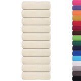 Vidaxx débarbouillettes 10 pièces grenouille crème 30x30 cm 100% coton