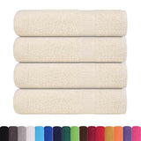 Vidaxx serviettes de douche 4 pcs 70x140 cm 360 g m² 100% coton crème