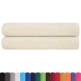 Vidaxx serviettes de sauna 2 pcs 80x200 cm 360 g m² 100% coton crème