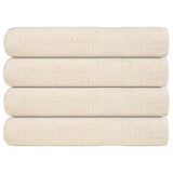 Vidaxl sauna towels 4 st 80x200 cm 360 g m² 100% cotton cream