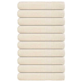 Vidaxl sauna towels 10 st 80x200 cm 360 g m² 100% cotton cream