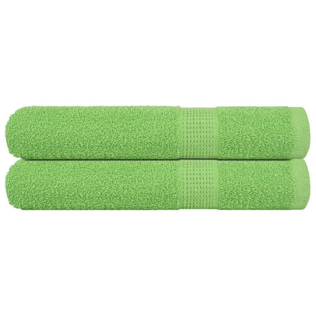 Vidaxx serviettes de sauna 2 pcs 80x200 cm 360 g m² 100% coton vert pomme
