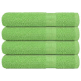 Vidaxl sauna towels 4 st 80x200 cm 360 g m² 100% cotton apple green