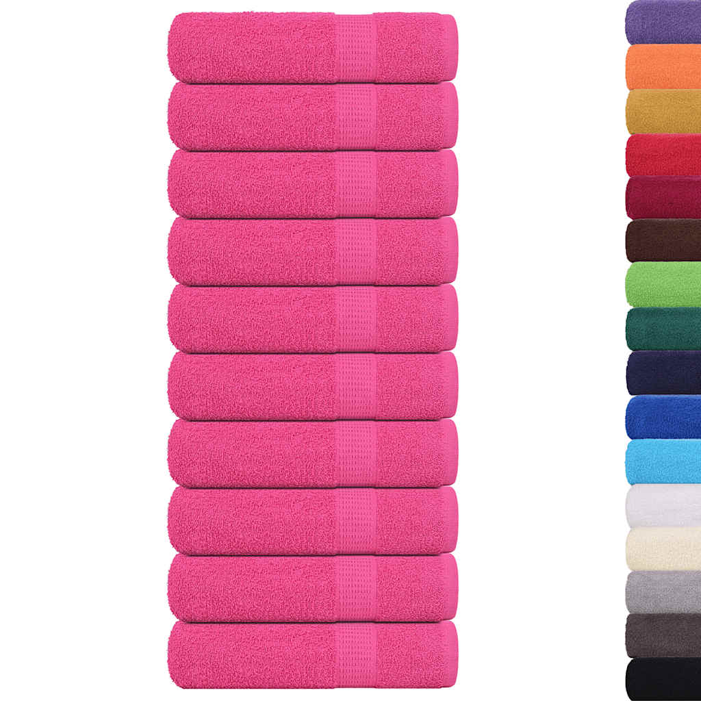 Vidaxx serviettes grenouille 10 pcs 50x100 cm 360 g m² rose