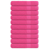 Vidaxl sauna towels 10 st 80x200 cm 360 g m² 100% cotton pink