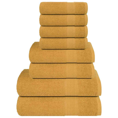 Vidaxx ensemble de serviettes 8 pièces grenouille 360 g m² or
