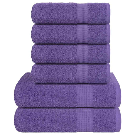 Vidaxx ensemble de serviettes 6 pièces grenouille 360 g m² violet