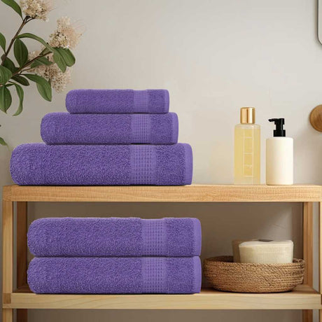 Vidaxx ensemble de serviettes 6 pièces grenouille 360 g m² violet