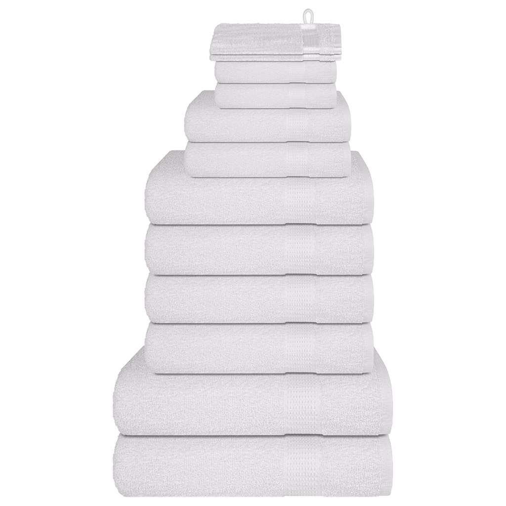 Vidaxx lot de serviettes 12 pièces 360 g m² 100% coton blanc