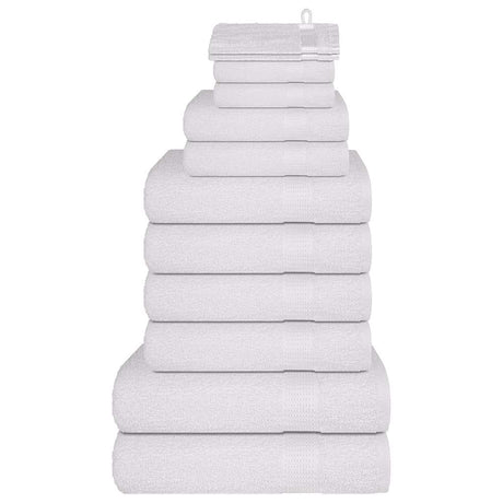 Vidaxx lot de serviettes 12 pièces 360 g m² 100% coton blanc